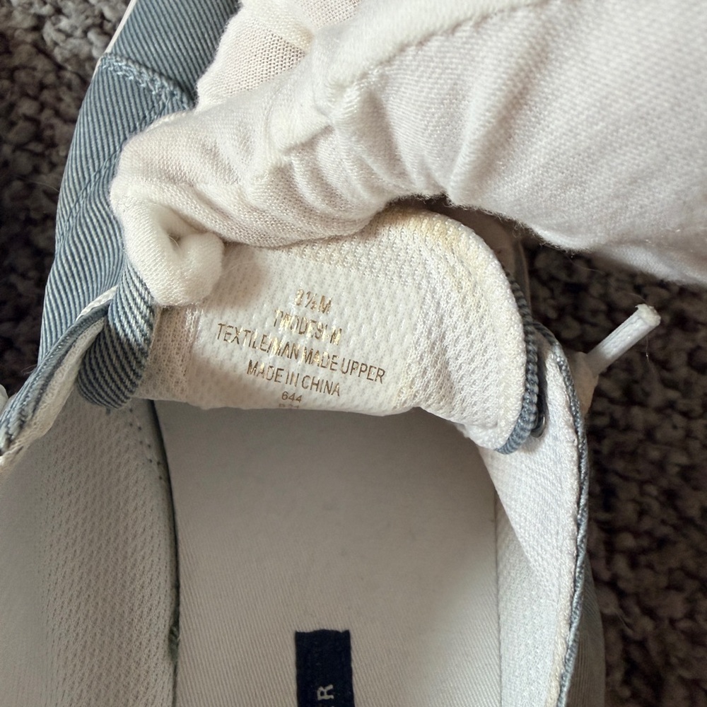 Tommy Hilfiger Light Blue Canvas Sneakers Womens 8.5 Lace Up Casual Preppy - Picture 8 of 11